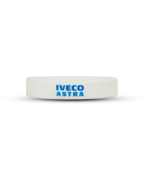 Immagine di Bracciale in silicone bianco